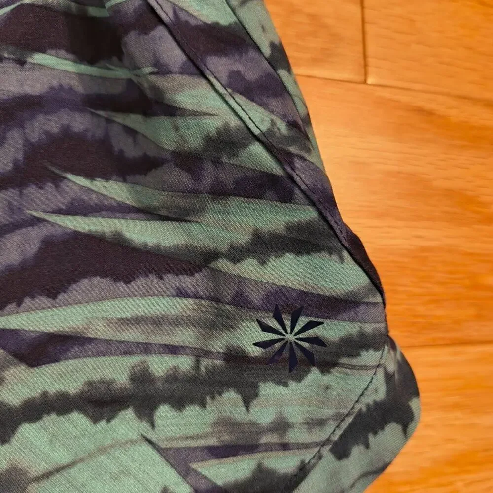 Kids Green & Black Tie-Dye Athletic Shorts - Brand Unspecified